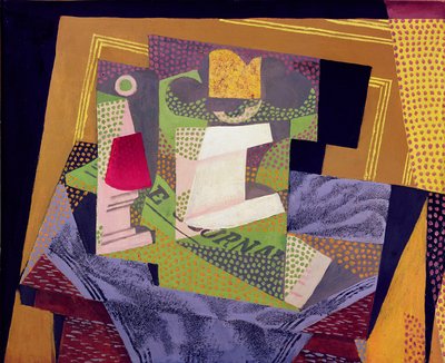 Composizione su un tavolo, 1916 da Juan Gris